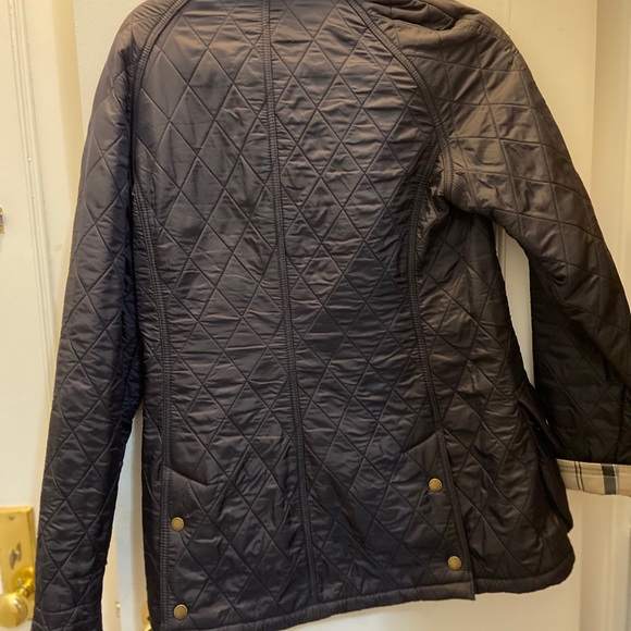 Barbour quilted beadnell jacket with plaid details and lined. - Picture 2 of 4